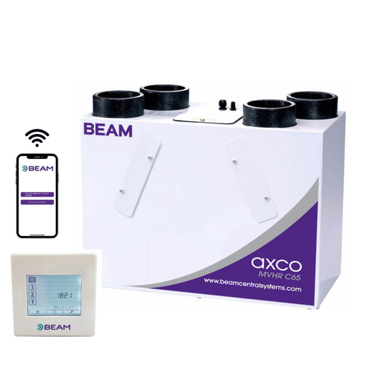 Beam Axco C65 MVHR unit with Aura-T Control