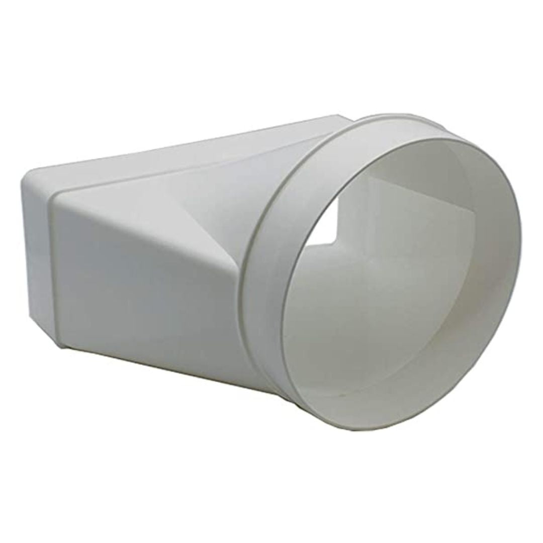 220 x 90 Round to rectangular adaptor – Beam Vacuum & Ventilation Store ...