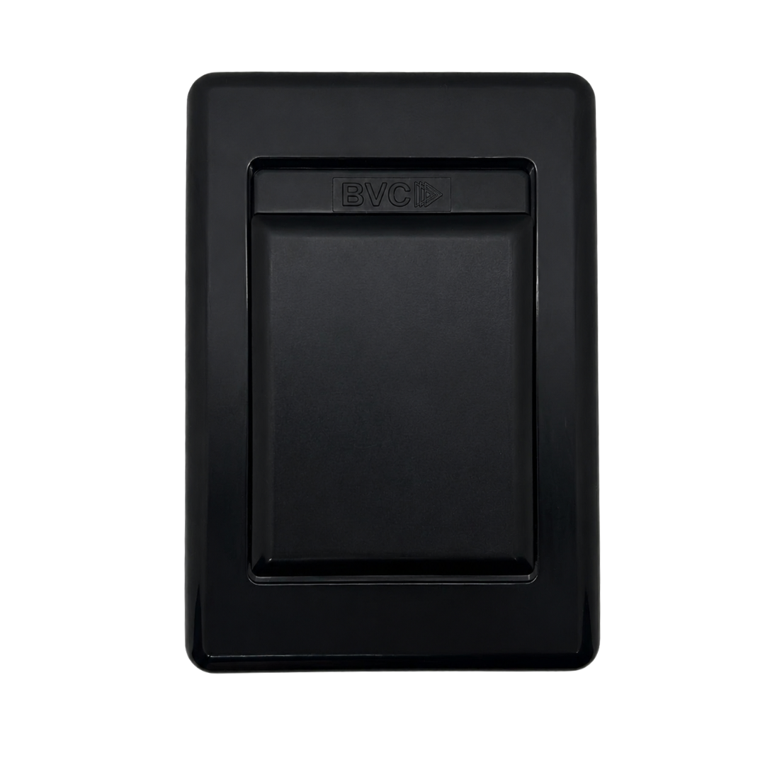 Black wall inlet for Beam Central Vacuum System
